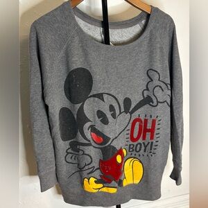 Disney Gray Knit Sweater